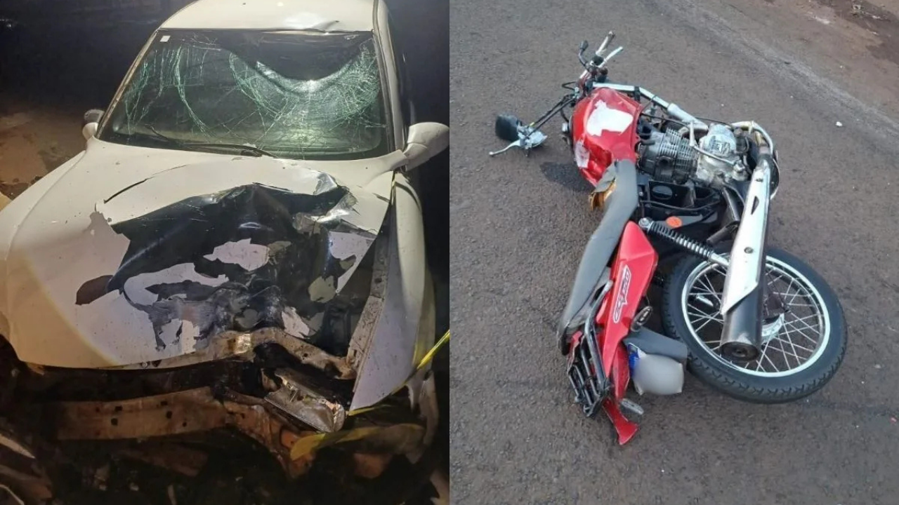 Colisão frontal em Itumbiara mata motociclista e motorista é preso por embriaguez