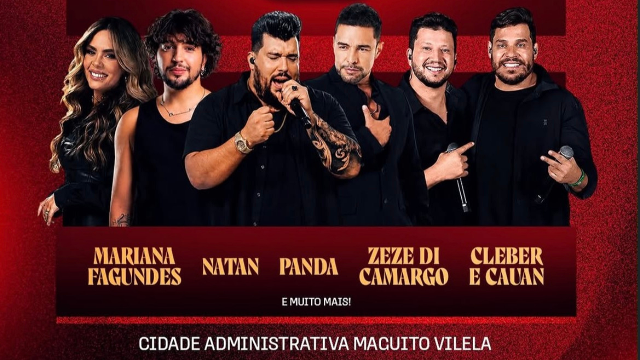 Aparecida é Show começa nesta quinta-feira (06/08) com Nattan e Mariana Fagundes; veja programação