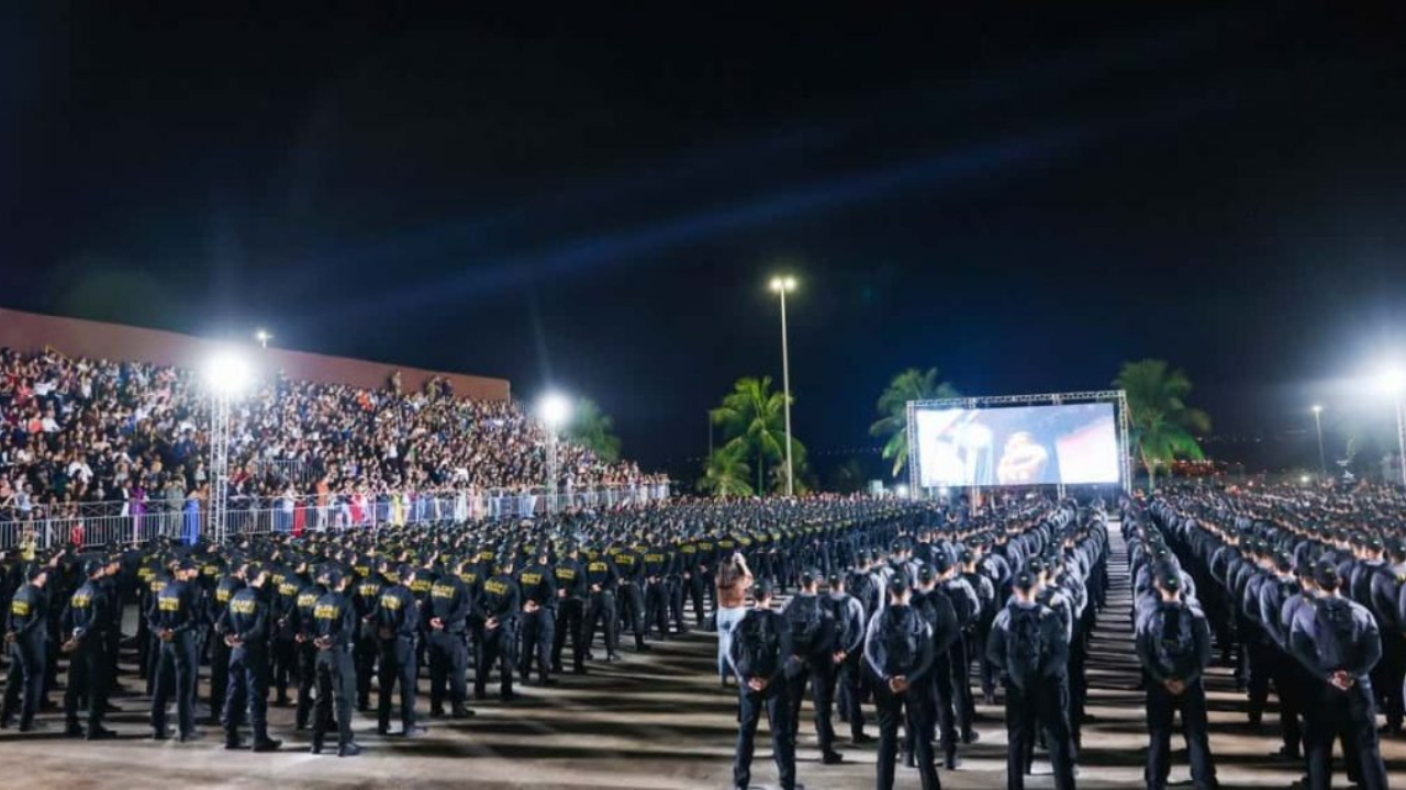 Primeira turma de 400 policiais penais se forma em Goiás; segunda etapa já começou