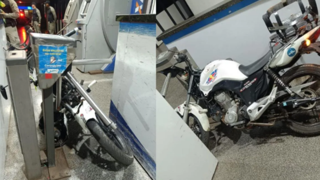 PM faz cinco disparos após homem invadir antigo Centro Administrativo de Anápolis com moto