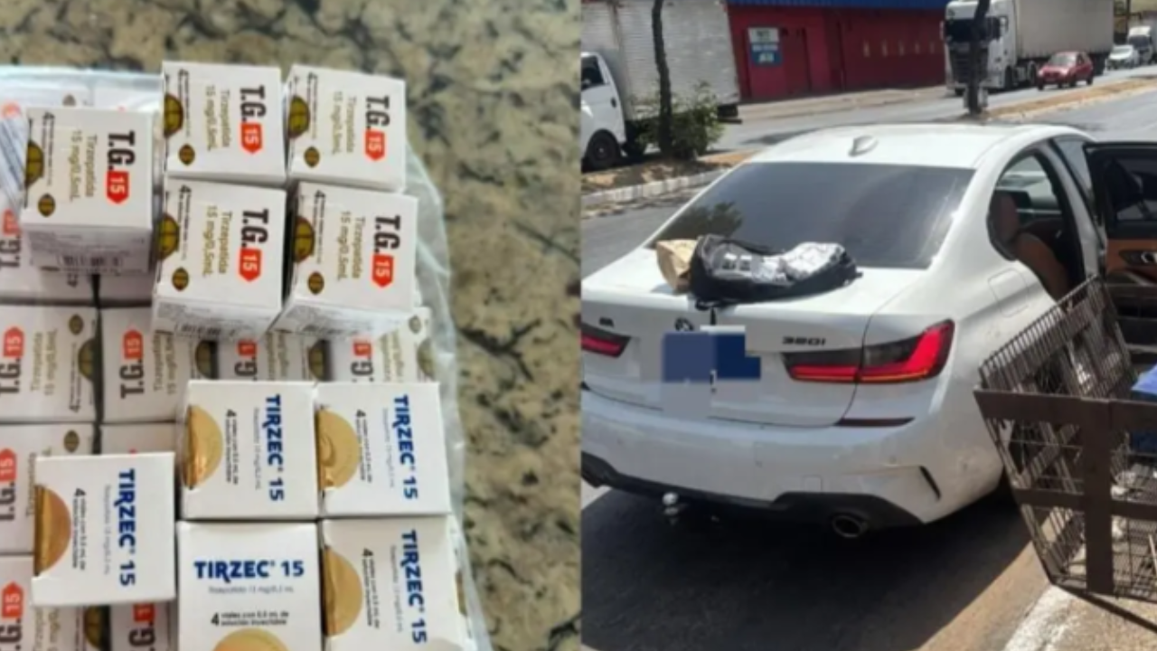 Homem é preso em Goiânia com estoque clandestino de medicamentos para emagrecer