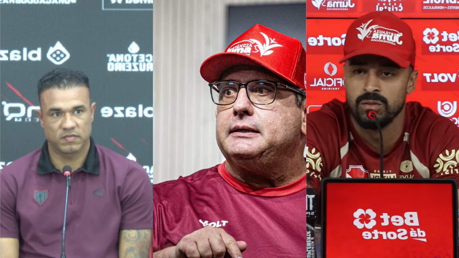 Roger trata clássico como final, enquanto Guto e Dellatorre projetam reação do Vila Nova
