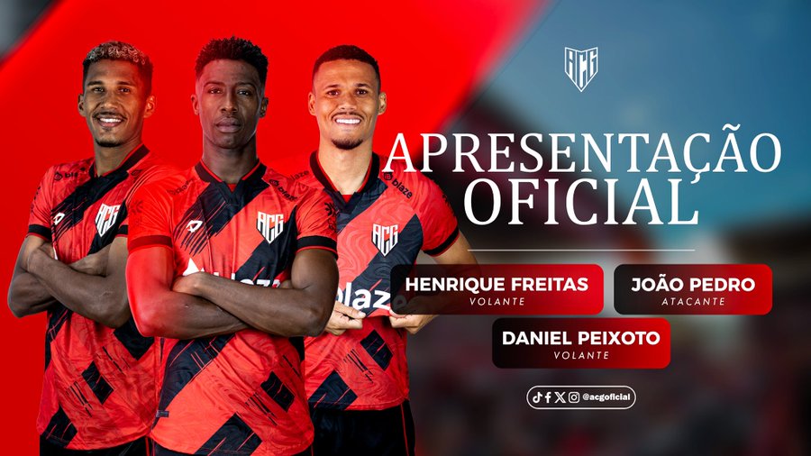 🔴AO VIVO: Atlético-GO apresenta mais três reforços antes de duelo contra Náutico pela Série B