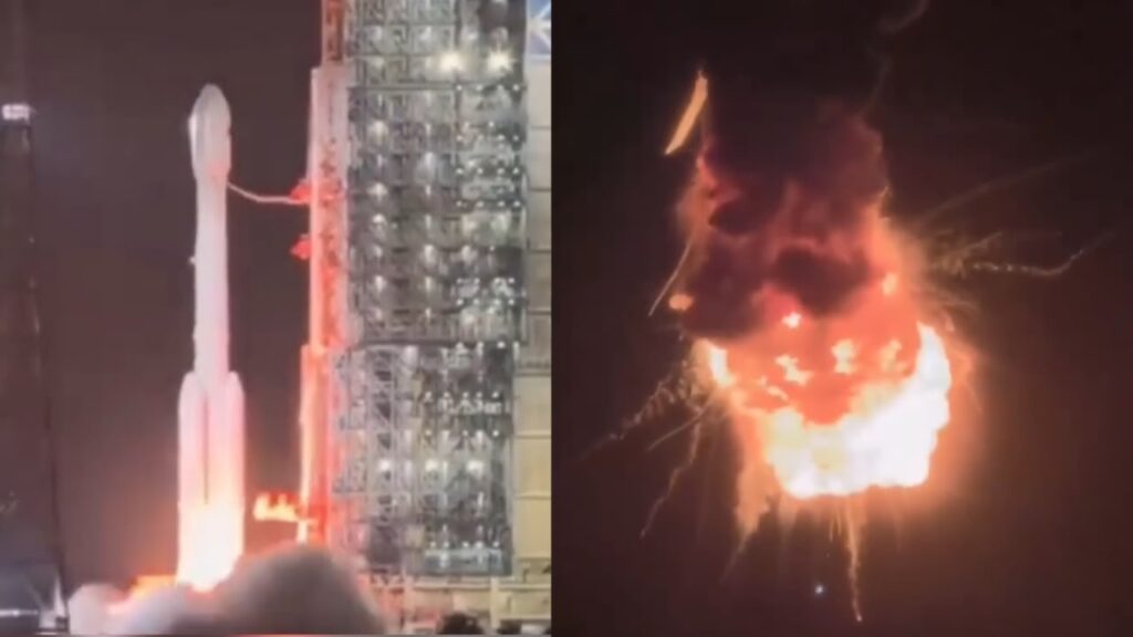 Vídeo: Foguete chinês Long March 7A explode 85 segundos após lançamento e perde satélite
