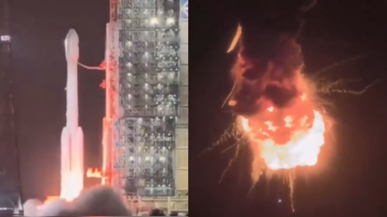 Vídeo: Foguete chinês Long March 7A explode 85 segundos após lançamento e perde satélite