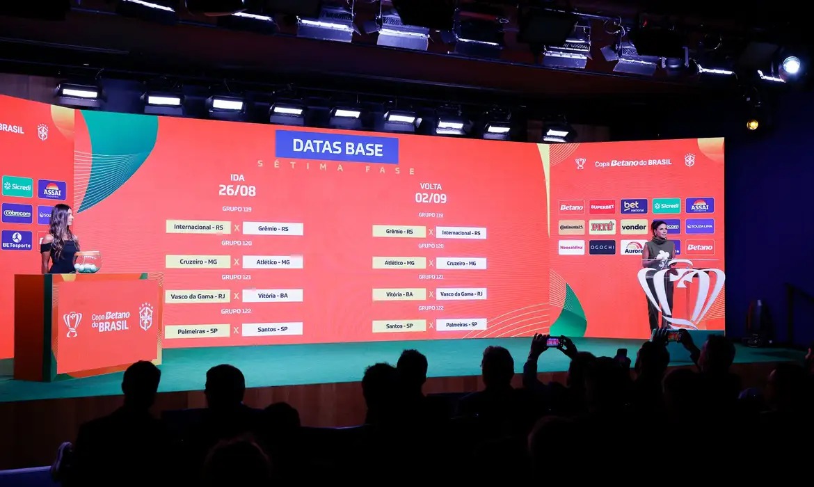 Copa do Brasil terá três clássicos estaduais nas quartas de final; veja os confrontos