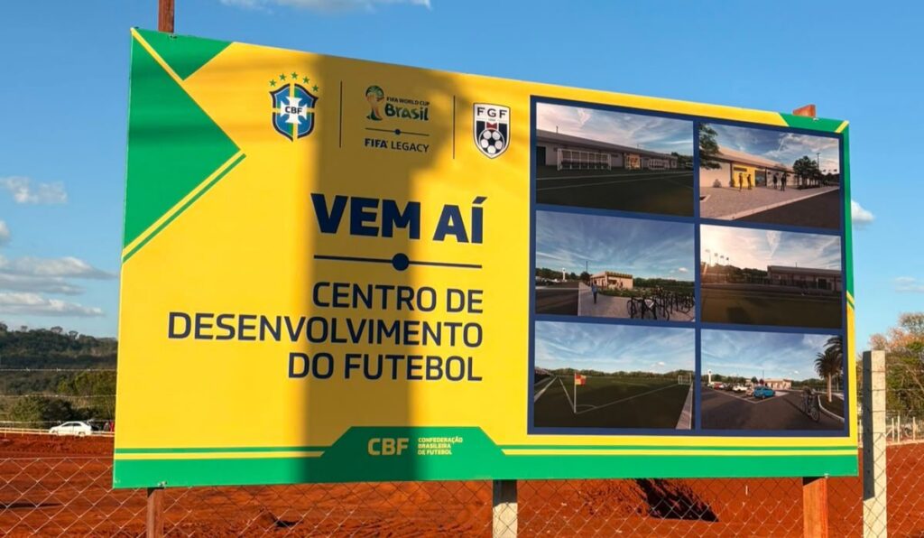 Goiânia ganhará Centro de Desenvolvimento do Futebol com investimento de R$ 15 milhões e campo padrão Fifa
