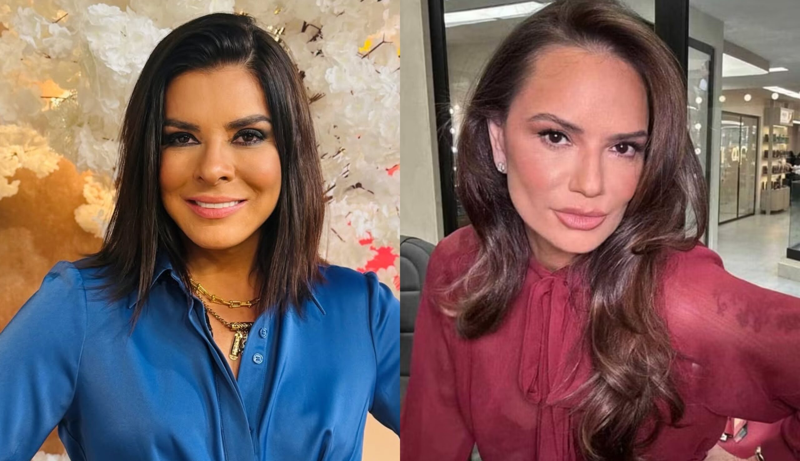 Em troca de farpas, Mara Maravilha acusa Luiza Brunet de fingir agressão