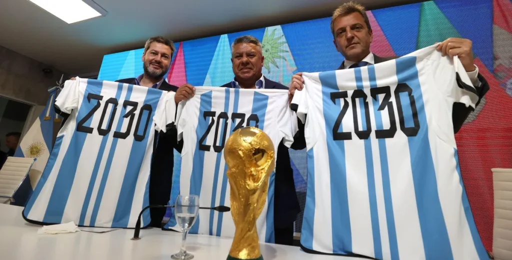 Argentina quer sediar fase completa da Copa de 2030 e propõe Mundial com 64 seleções
