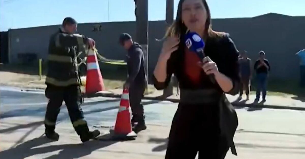 Ao vivo, repórter da Record cai em bueiro e assusta apresentador