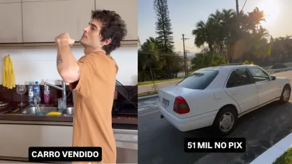 Fiuk vende Mercedes C280 por R$ 51 mil em duas horas e comemora negócio nas redes sociais