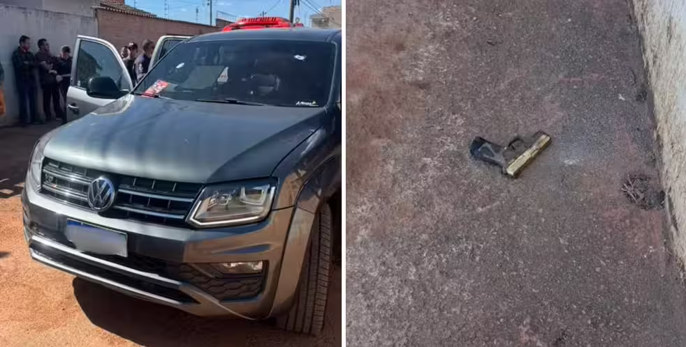 Quatro homens são mortos a tiros em caminhonete em Formosa (GO)