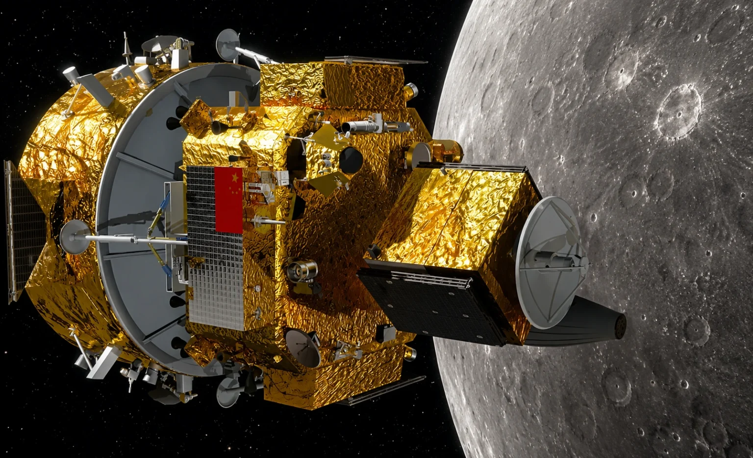 China prepara missão inédita para buscar água no polo sul da Lua
