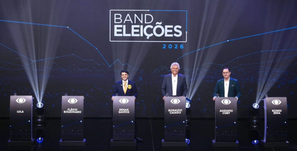 Caiado questiona ausências de Lula e Flávio no primeiro debate: “Como amarelam assim?”