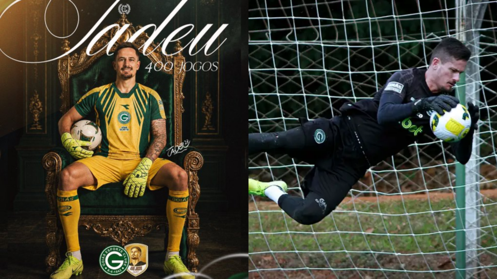 Tadeu completa 400 jogos pelo Goiás em duelo decisivo contra São Bernardo na Série B