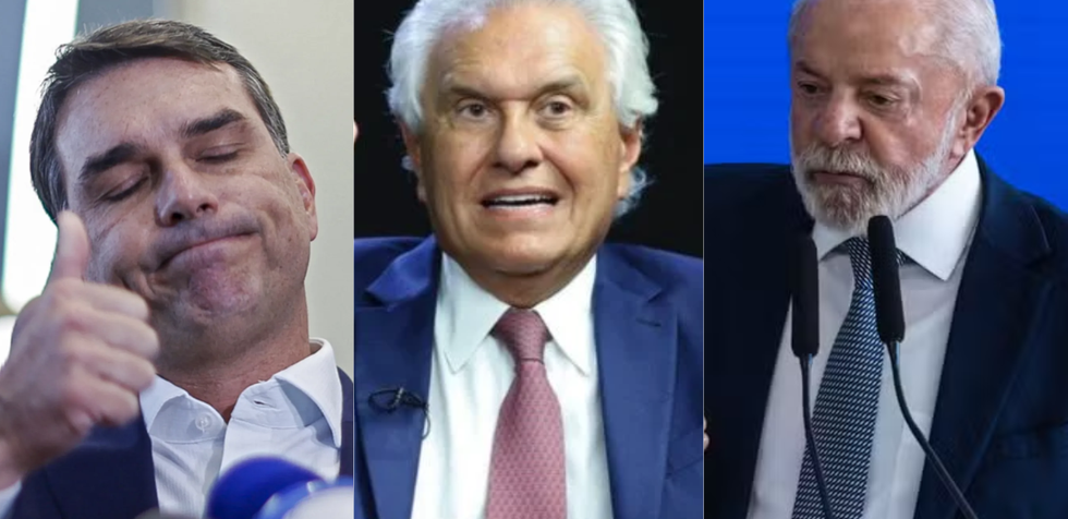 Caiado critica Lula e Flávio e cobra "autoridade moral" de presidenciáveis