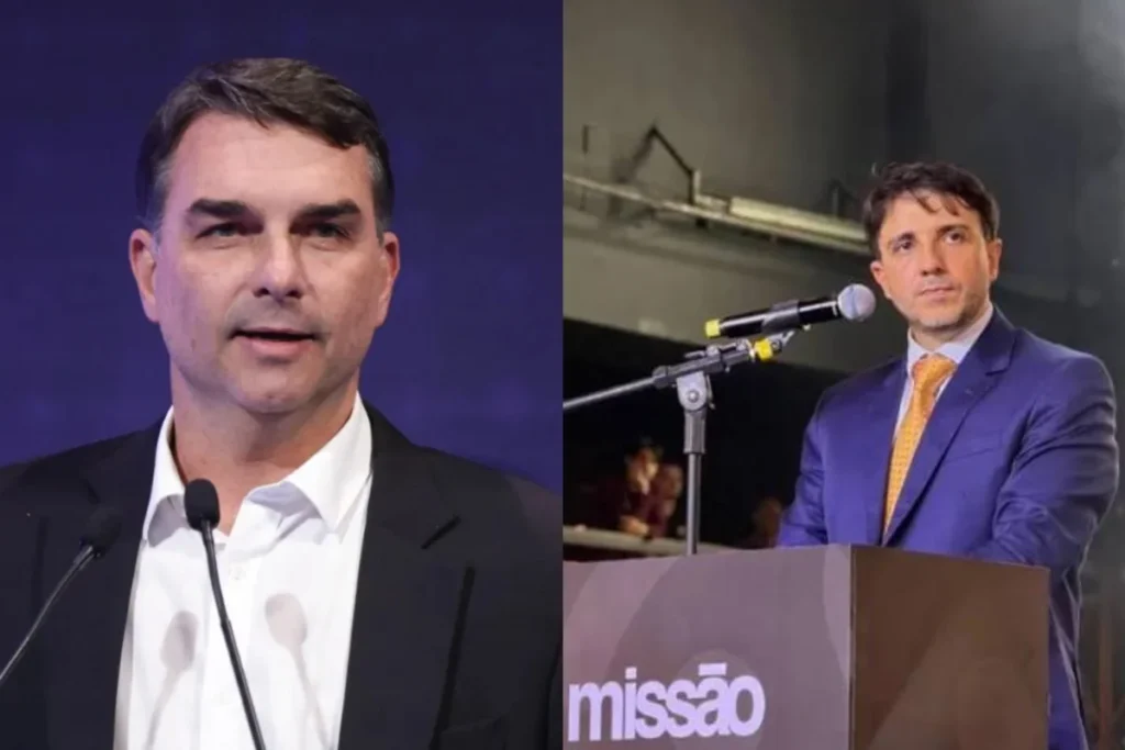 Renan Santos acusa Flávio Bolsonaro de simular filiação fraudulenta para “se fazer de vítima”