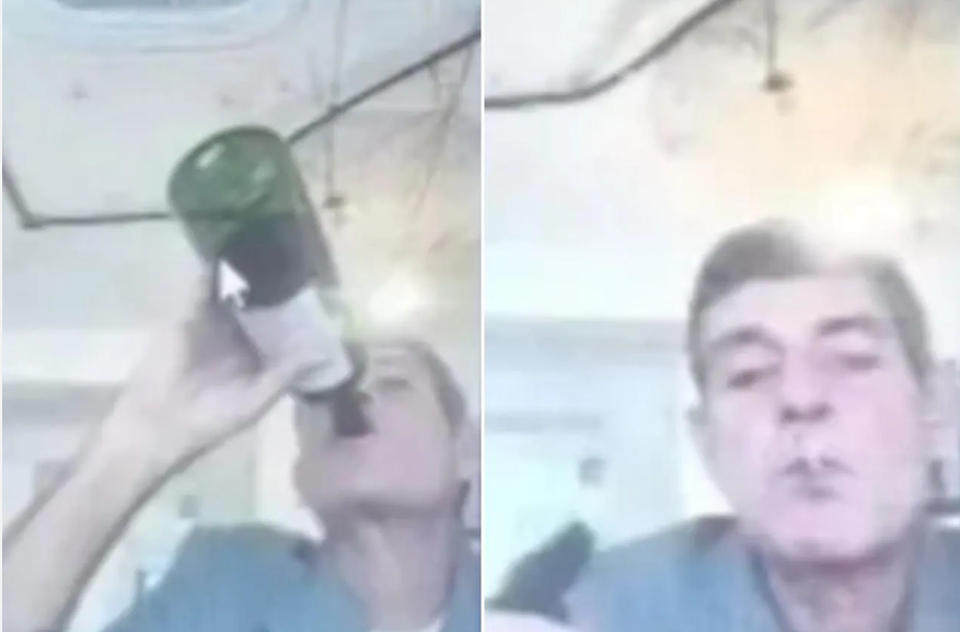 Vídeo: juiz conduz audiência fumando e tomando vinho em Minas Gerais