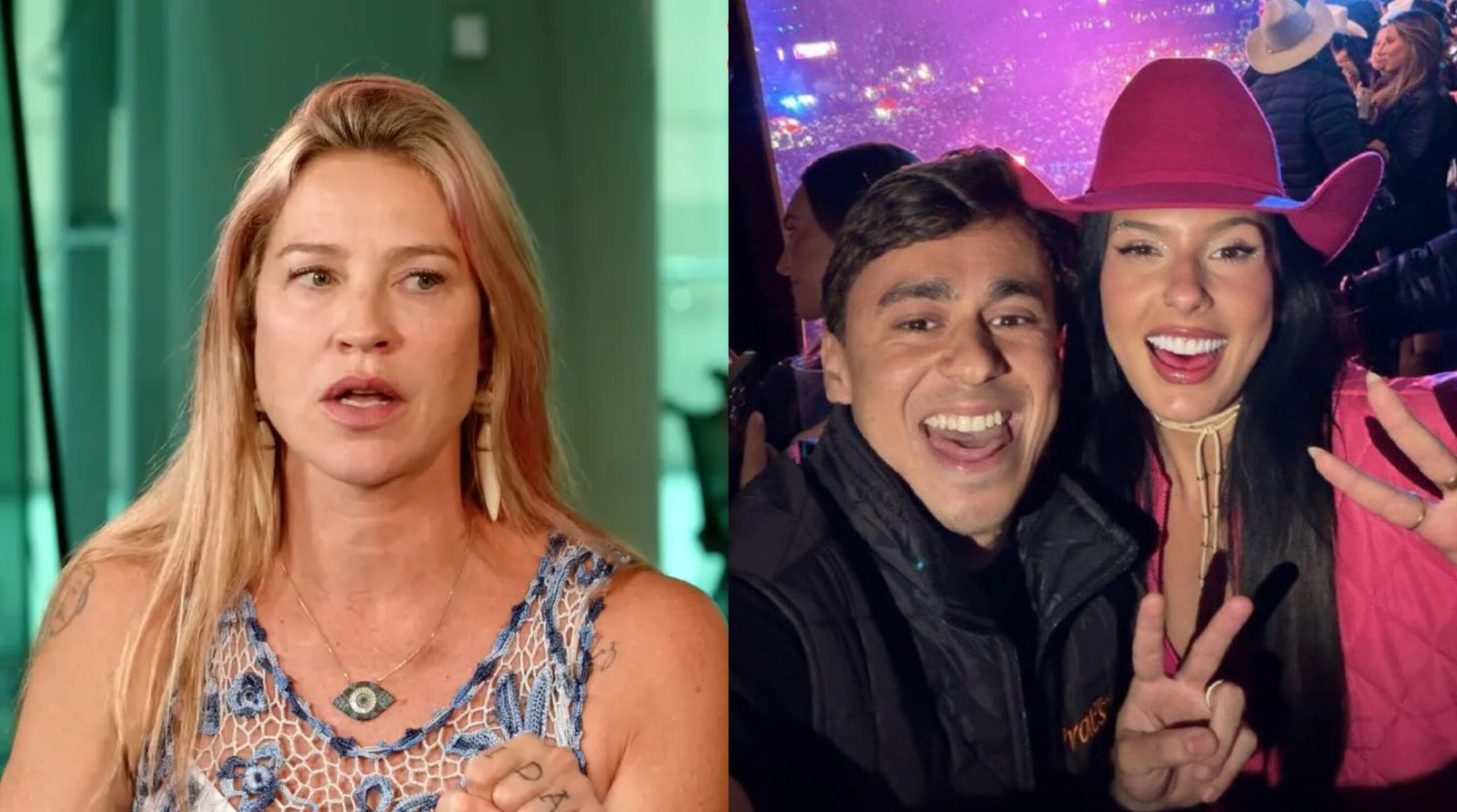 Luana Piovani solta o verbo contra Ana Castela após foto com Nikolas Ferreira