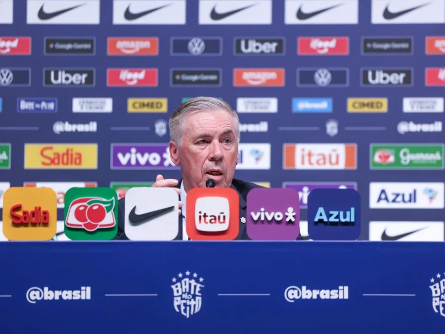 Ancelotti promove renovação na Seleção e convoca oito estreantes para amistosos