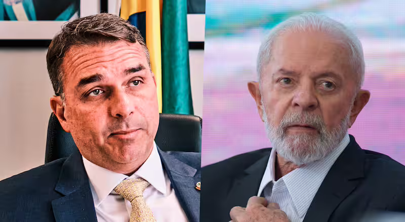 Lula e Flávio Bolsonaro ficam tecnicamente empatados no 1º turno, diz Meio/Ideia