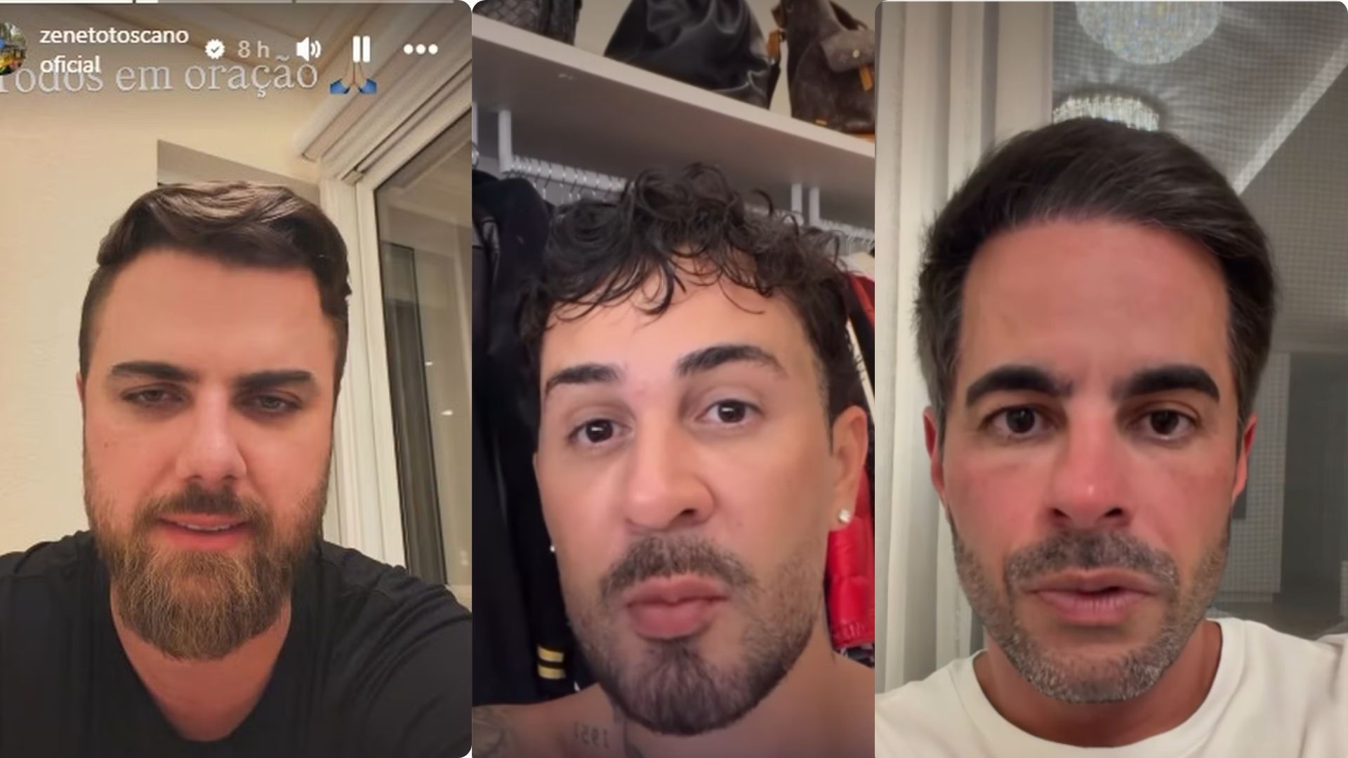 Kaká Diniz, Carlinhos Maia, Zé Neto e outros famosos se manifestam após helicóptero com Rick desaparecer