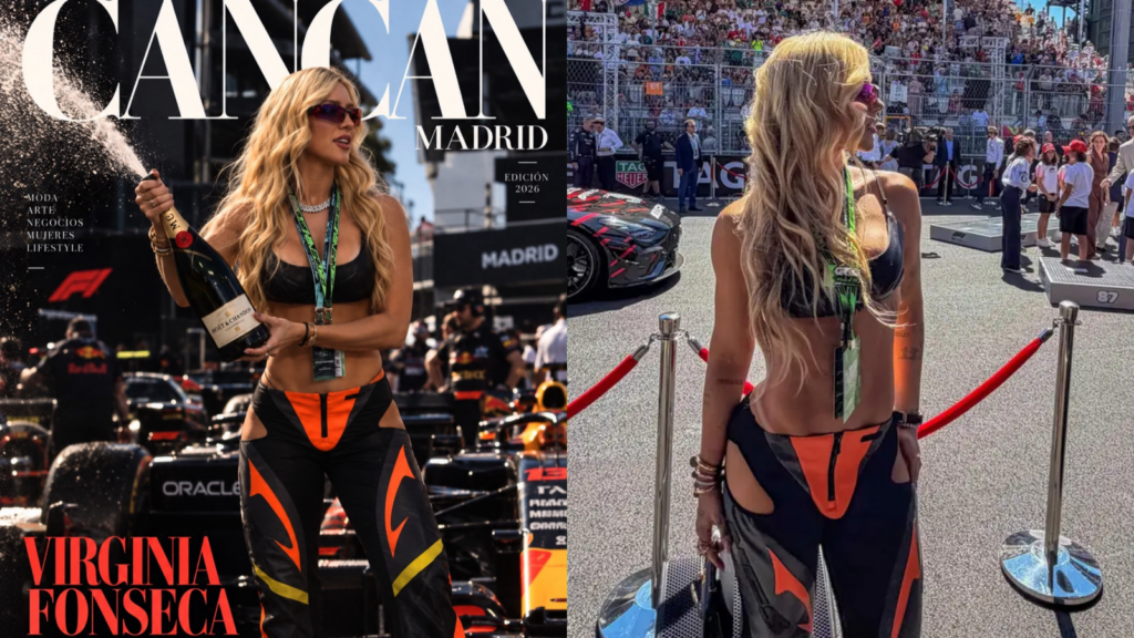 Virginia Fonseca ganha destaque em revista espanhola após repercussão de look na Fórmula 1