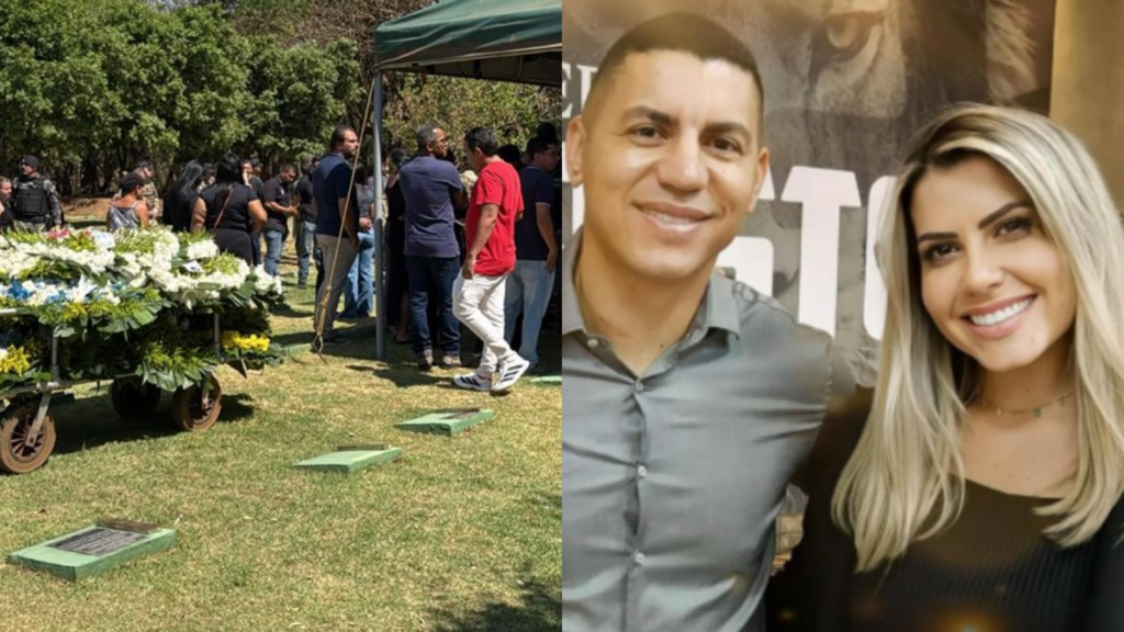 Vídeo: Goiânia se despede de Rogério Camilo e Paulla após acidente fatal na BR-060