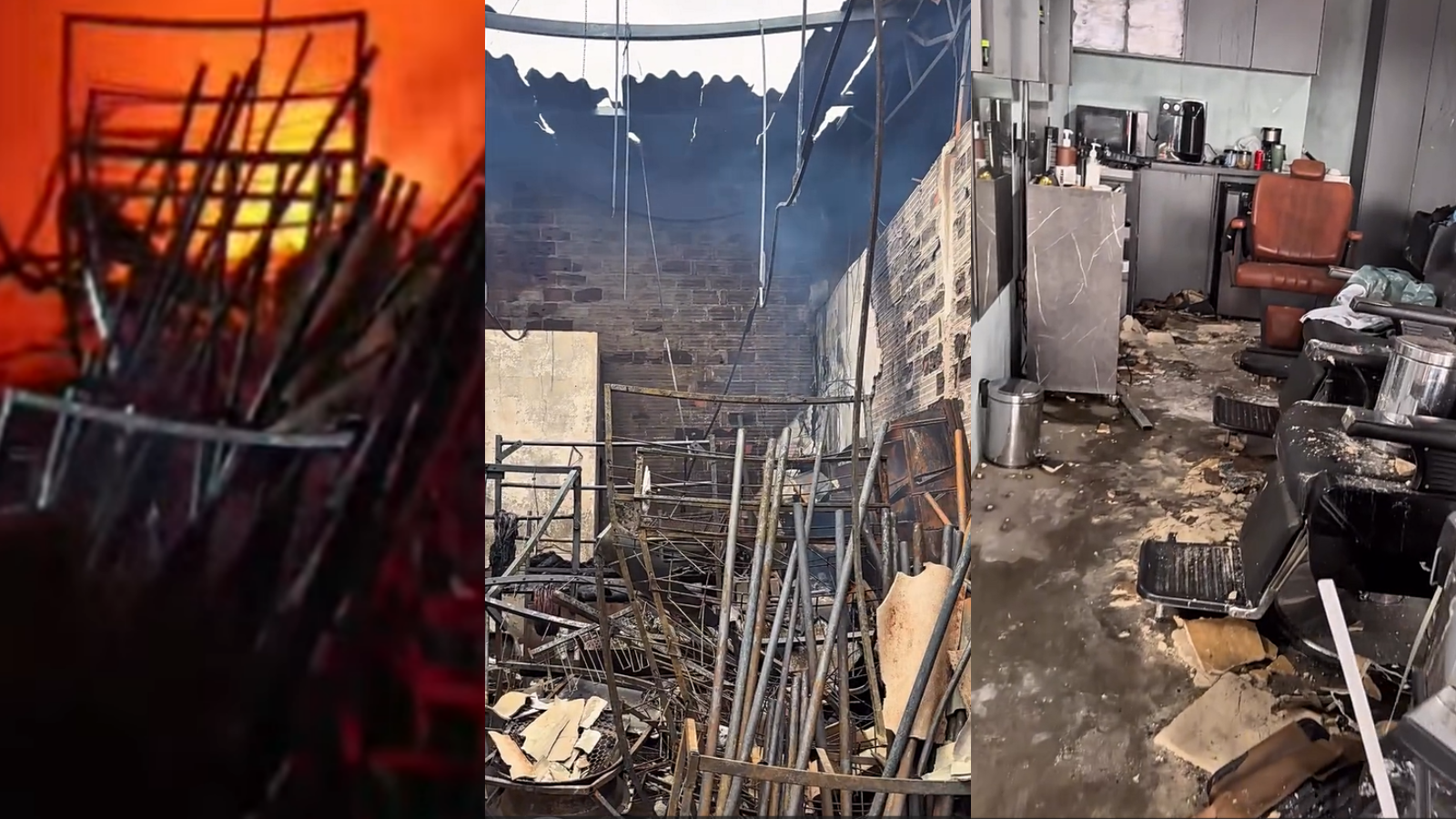 Vídeo: Incêndio destrói ferragista e causa danos em comércios no Morada do Sol, em Goiânia