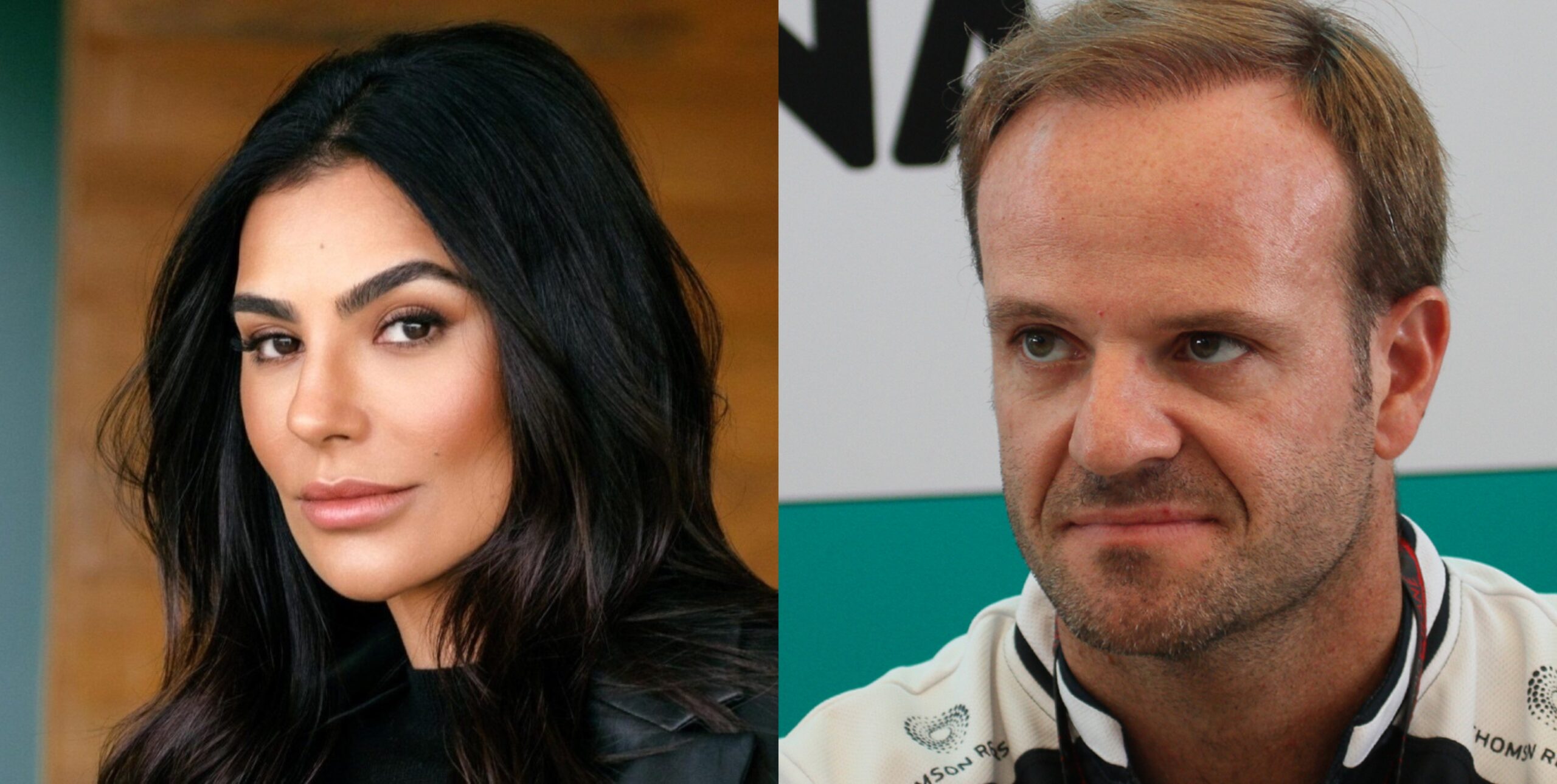 Influenciadora Cíntia Chagas e Rubens Barrichello assumem namoro: 'Muito felizes'