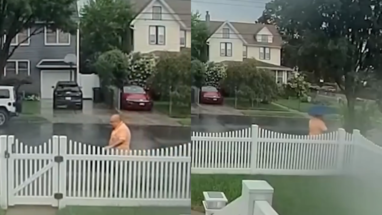 Homem é atingido por raio em Nova York enquanto andava na chuva; assista ao vídeo