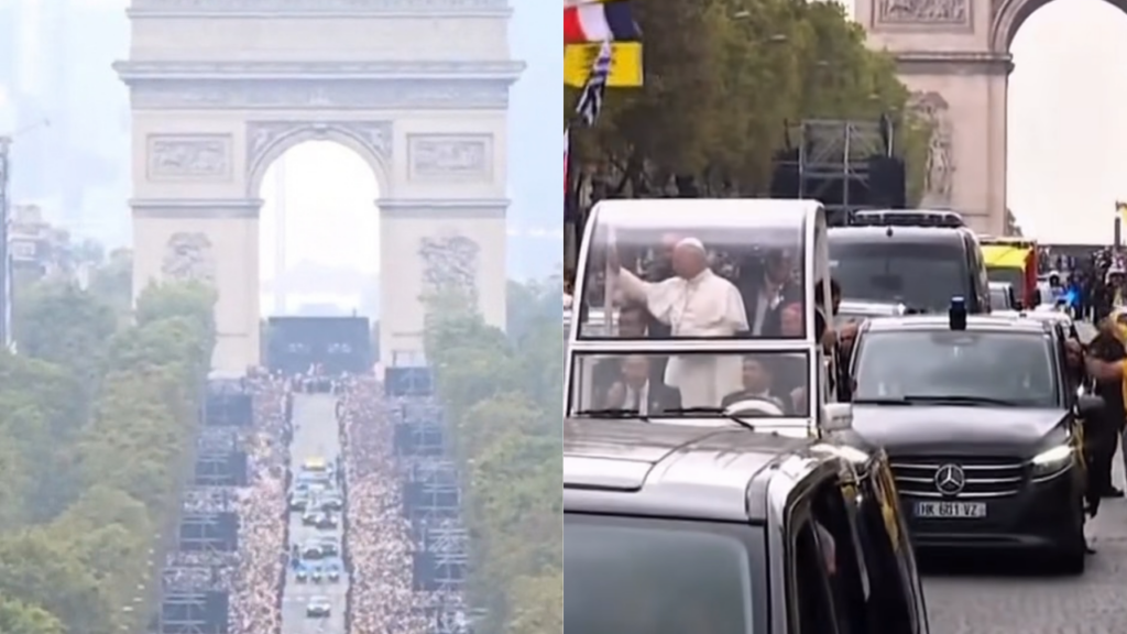 Papa Leão reúne 700 mil pessoas em missa na Place de La Concorde, Em Paris; assista ao vídeo