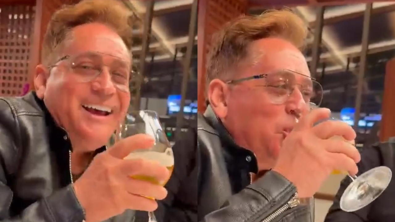 Leonardo volta a beber após quase um mês sem álcool: "Voltei Brasil"; assista ao vídeo