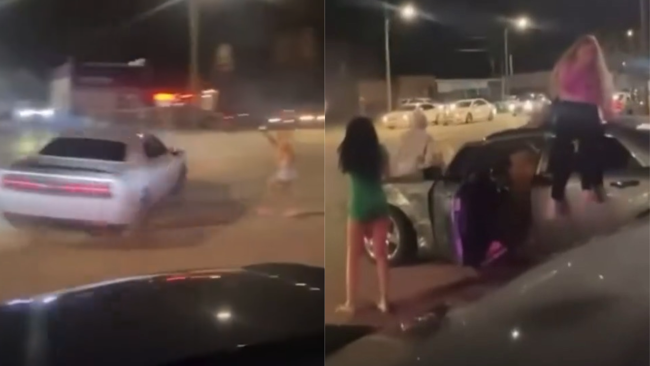 Mulher é atropelada em manobra perigosa e consegue se levantar após impacto; veja vídeo
