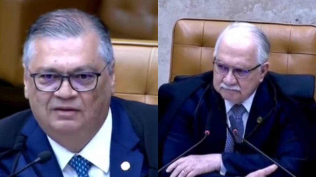 Vídeo: Fachin e Dino batem boca em sessão do STF que analisa caso Moraes