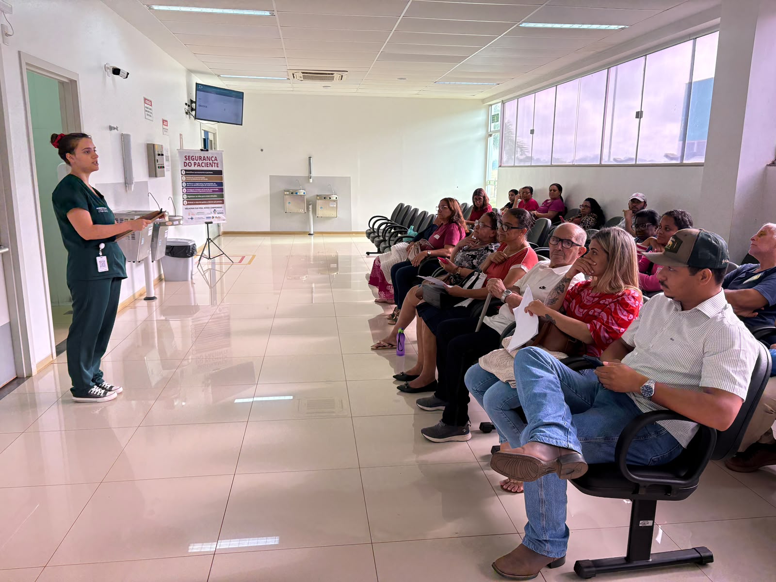 Policlínica de Quirinópolis aborda cuidados contra o sedentarismo