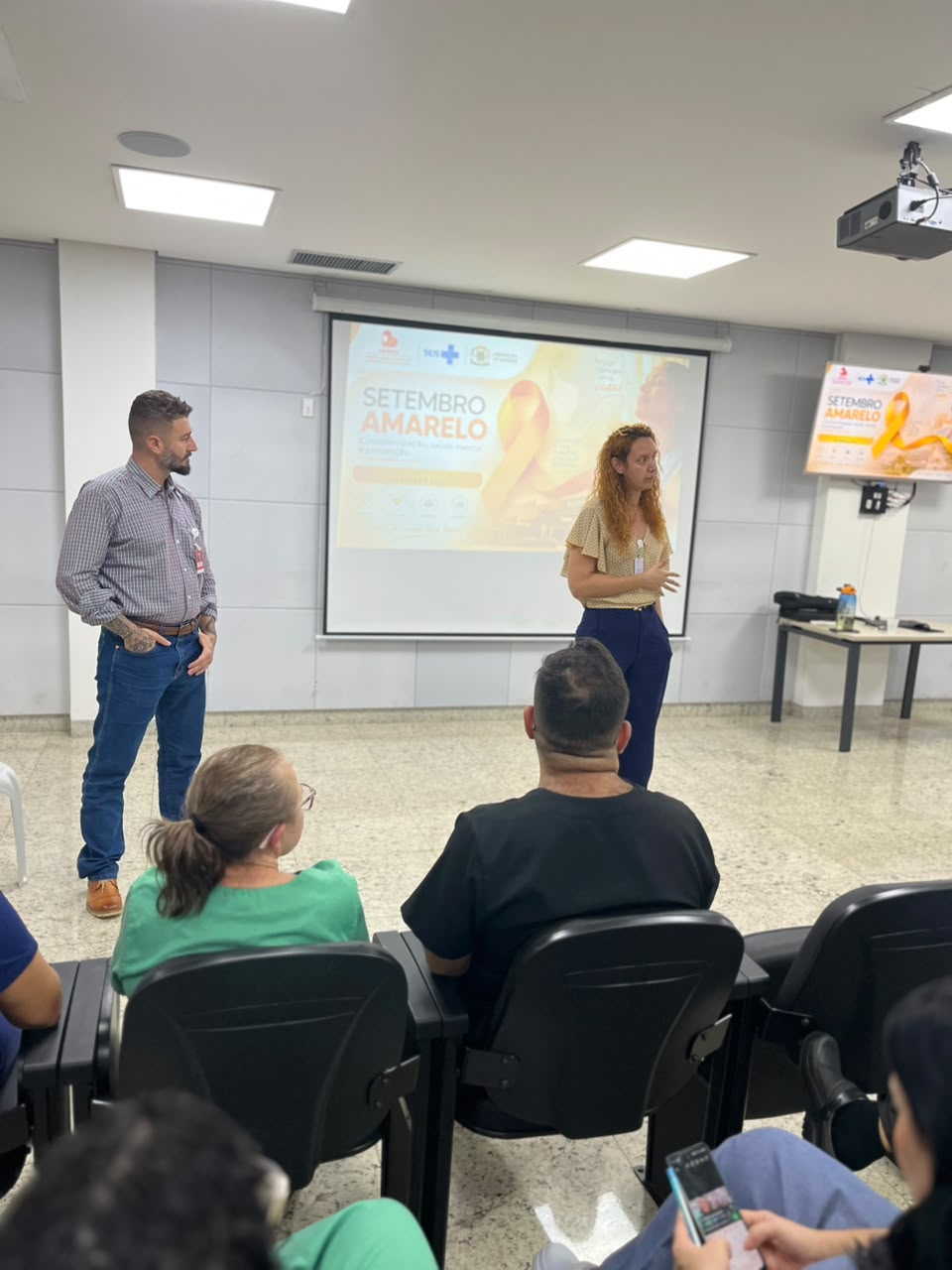 HMMCC reúne colaboradores em ações de cuidado valorização da vida no Setembro Amarelo
