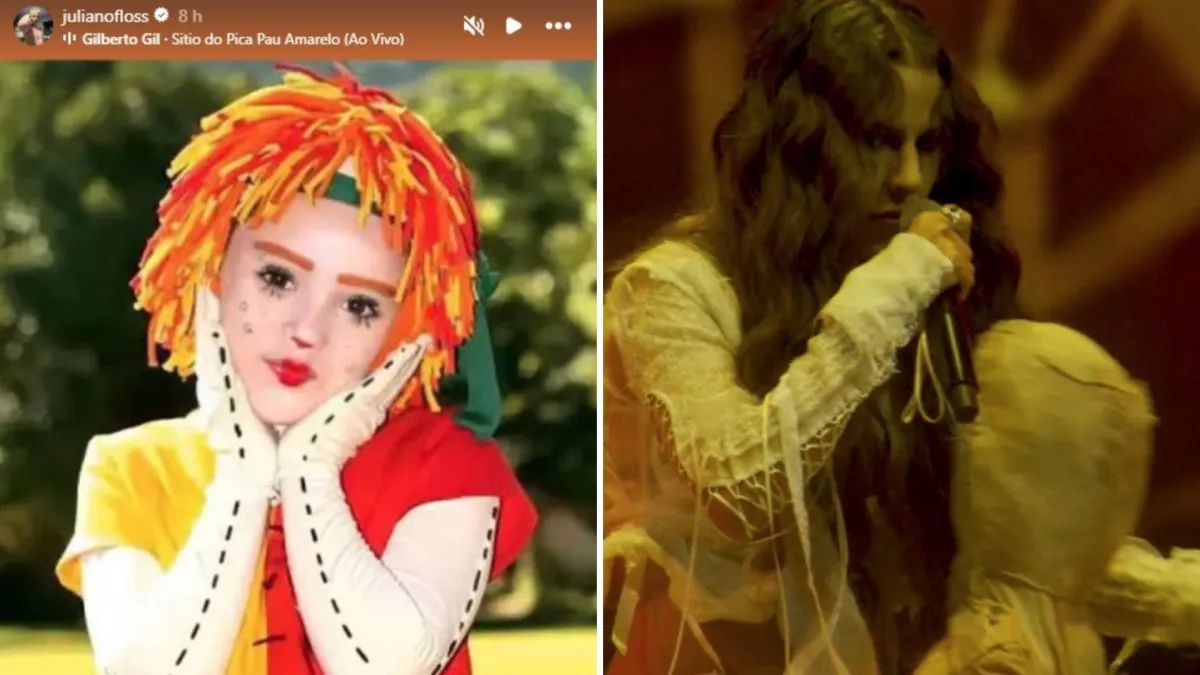 Juliano Floss publica foto de Emília após performance de Marina Sena no Rock in Rio