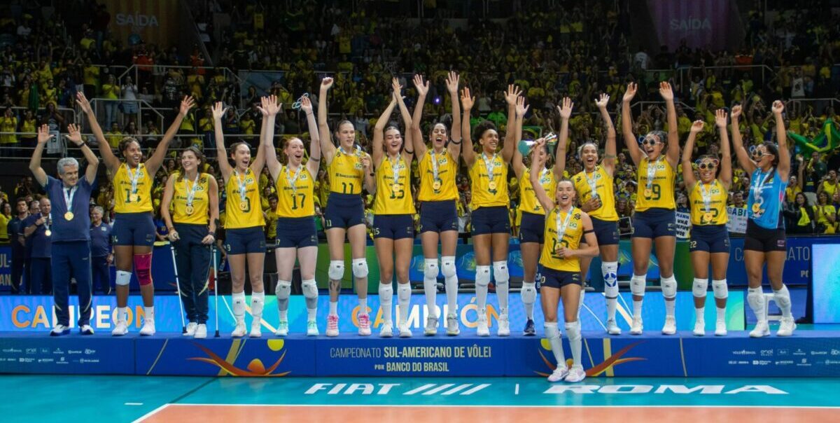 Seleção Brasileira feminina de vôlei vence Argentina e garante vaga nos Jogos de Los Angeles 2028