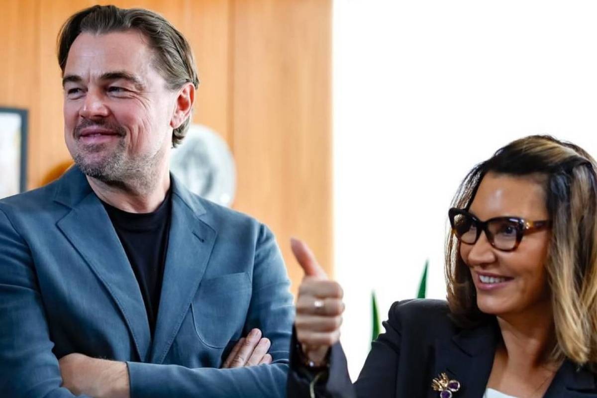 Janja recebe Leonardo DiCaprio no Planalto e discute preservação da Amazônia
