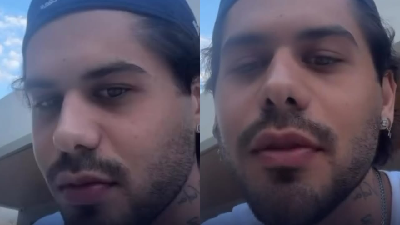 Zé Felipe encontra colmeia de abelhas dentro de mansão em Goiânia e leva susto: veja vídeo