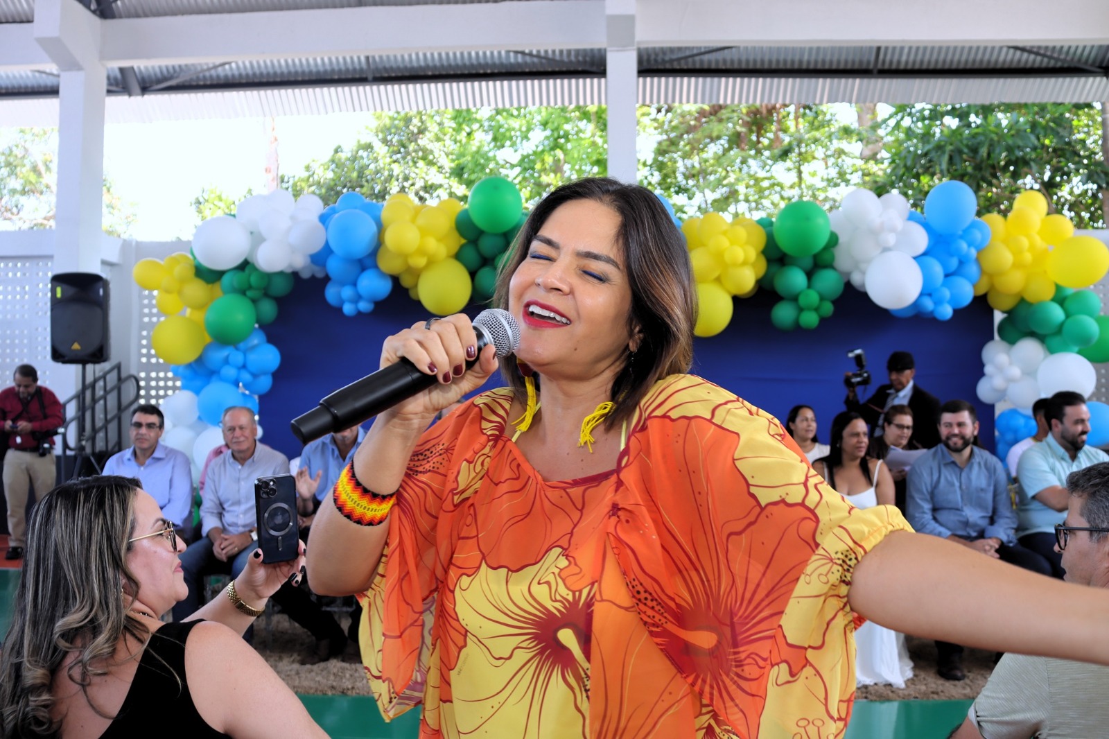 Educanto V leva Maria Eugênia, Luiz Chaffin e Edilson Morais a escolas públicas de Goiânia