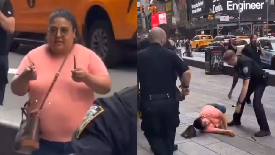 Mulher com duas facas ataca pessoas na Times Square e morre em tiroteio com polícia de Nova York