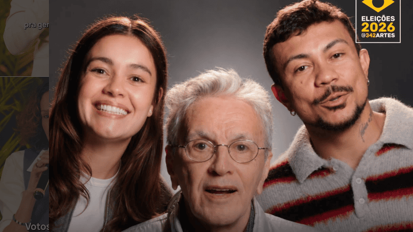 Xamã aparece cantando versos de apoio a Lula e faz "L" com as mãos em vídeo