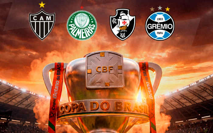 Palmeiras, Grêmio, Vasco e Atlético-MG chegam a R$ 18 milhões em premiações na Copa do Brasil