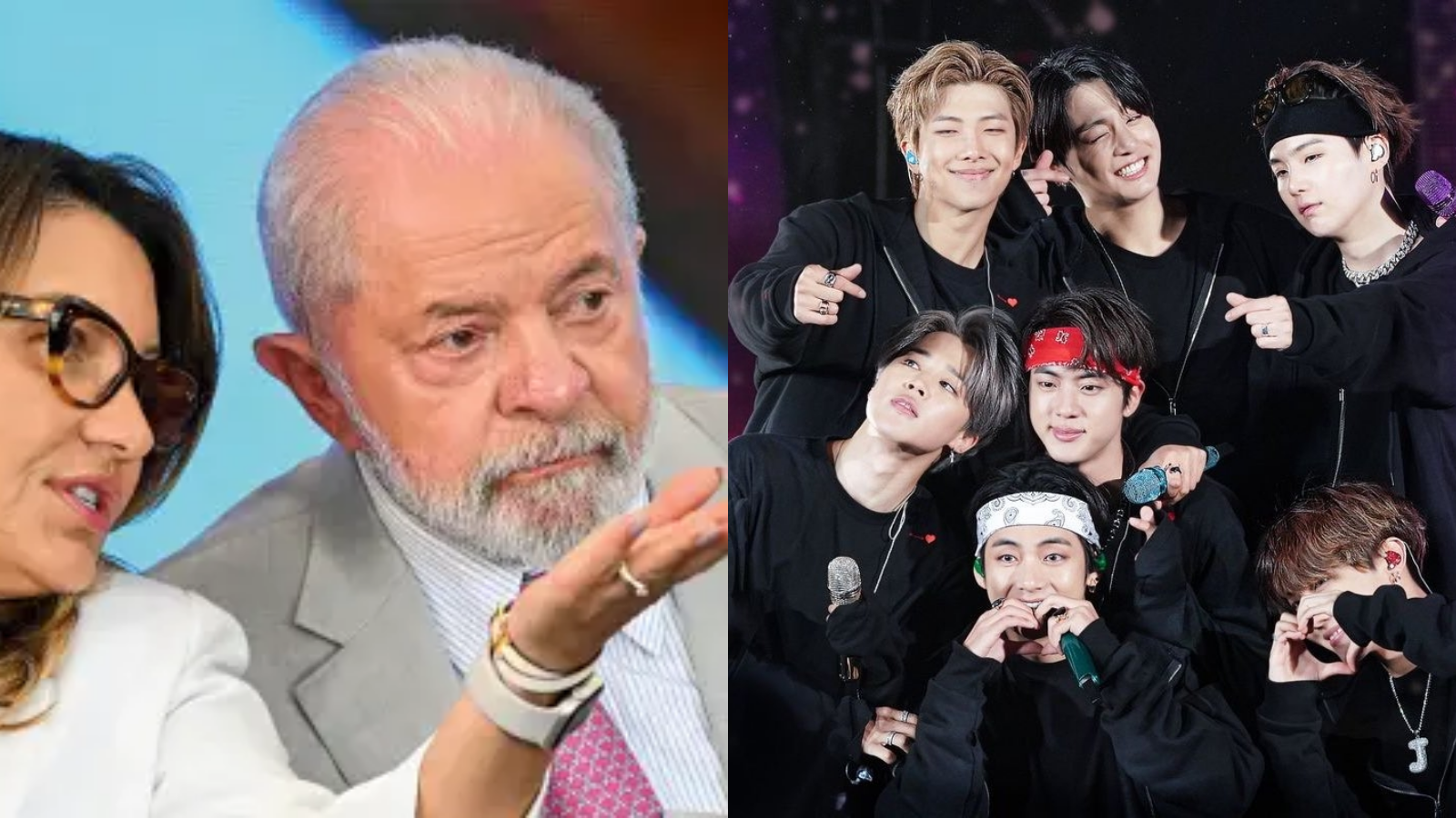 Lula diz que Janja quer ir ao show do BTS em SP: "Ela quer ir ver". Veja vídeo