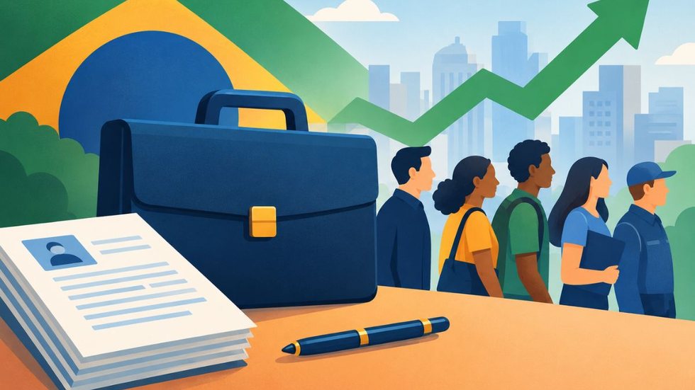 Brasil cria 165,8 mil empregos formais em agosto, aponta Caged