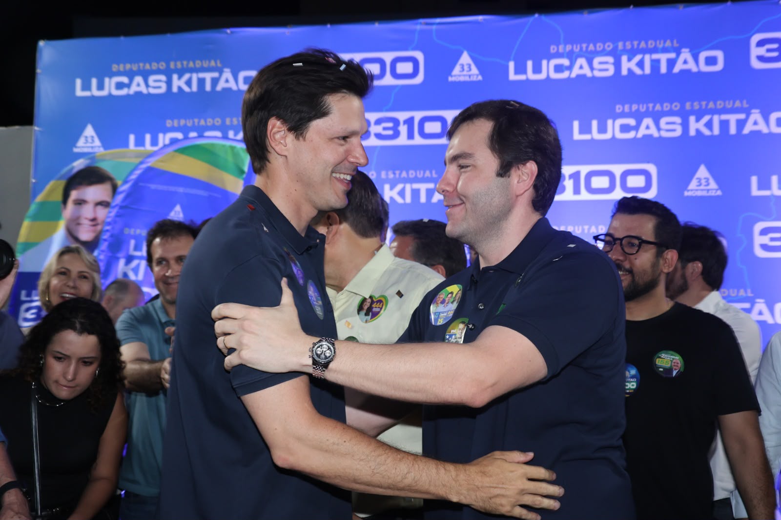 Kitão reúne apoiadores em evento de campanha com presença de Daniel, Gracinha e Mabel
