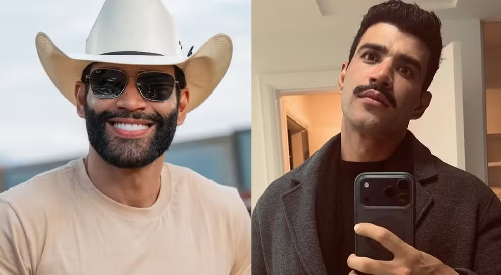 Gusttavo Lima rapa a barba e assume visual com bigode; fãs reagem nas redes sociais