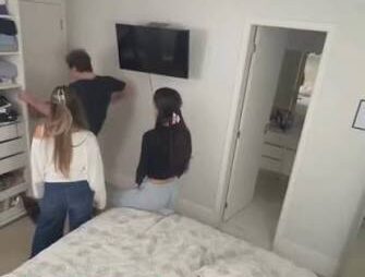 Vídeo de jovem confrontado por duas garotas viraliza, mas atuações exageradas levantam suspeita de encenação